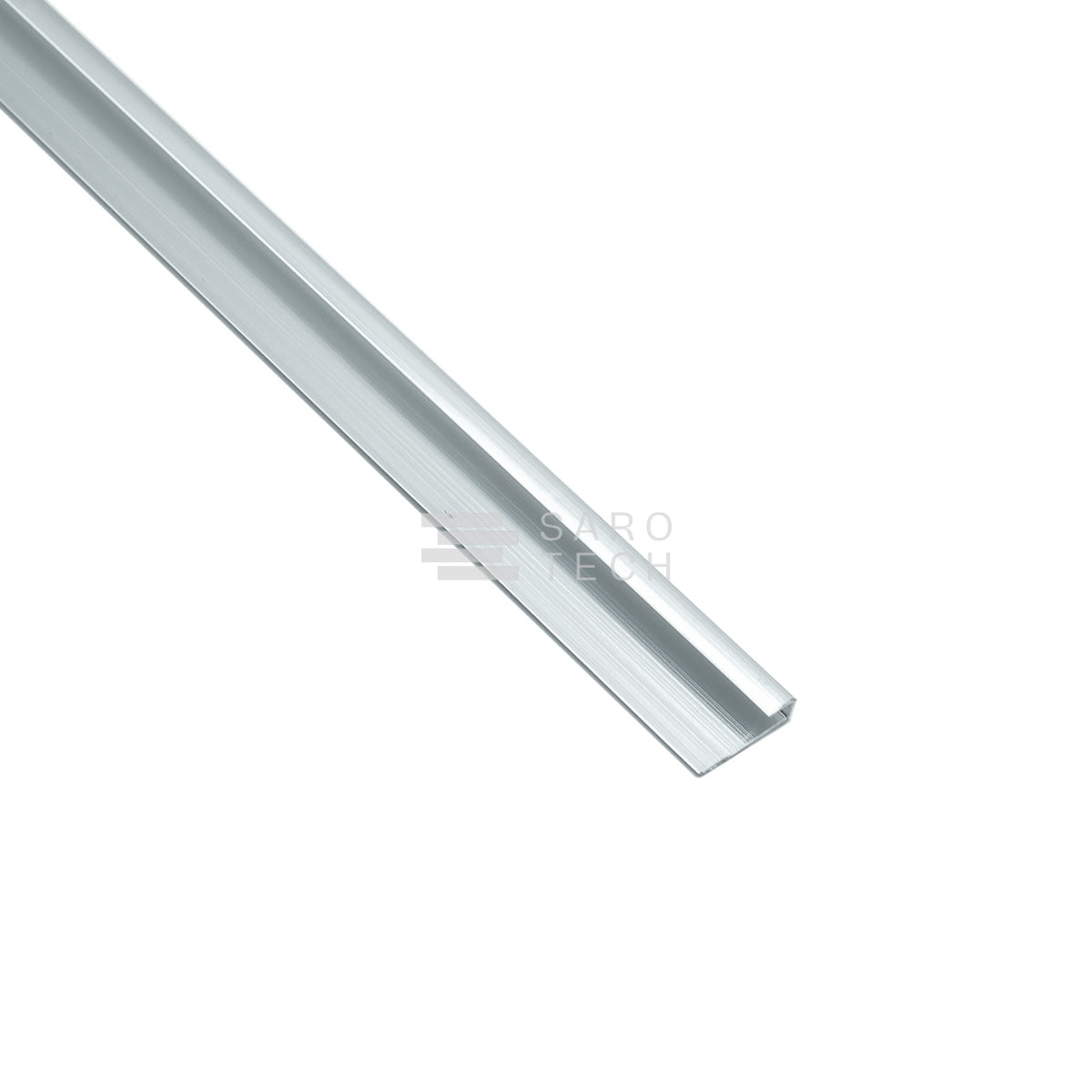 Perfil de Aluminio Tipo C (5 Piezas)