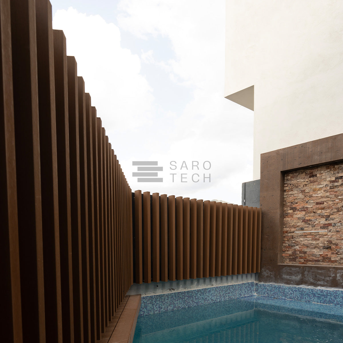 Pérgola o Viga de Exterior Coextruida Chica (4 Piezas)