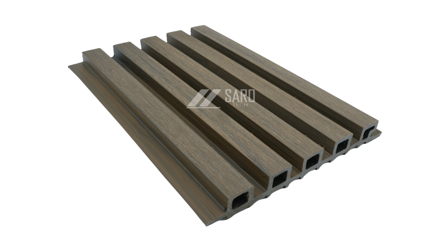 Lambrin de Exterior Coextruido Cinque - Color Walnut Cepillado